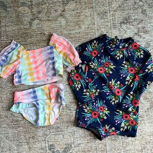 CAT & JACK 3T bathing suit bundle